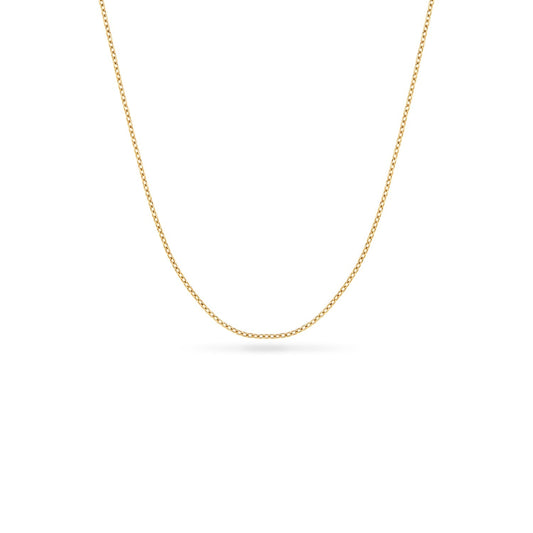 Layering Fine Chain Necklace 14-16 in (Gold)