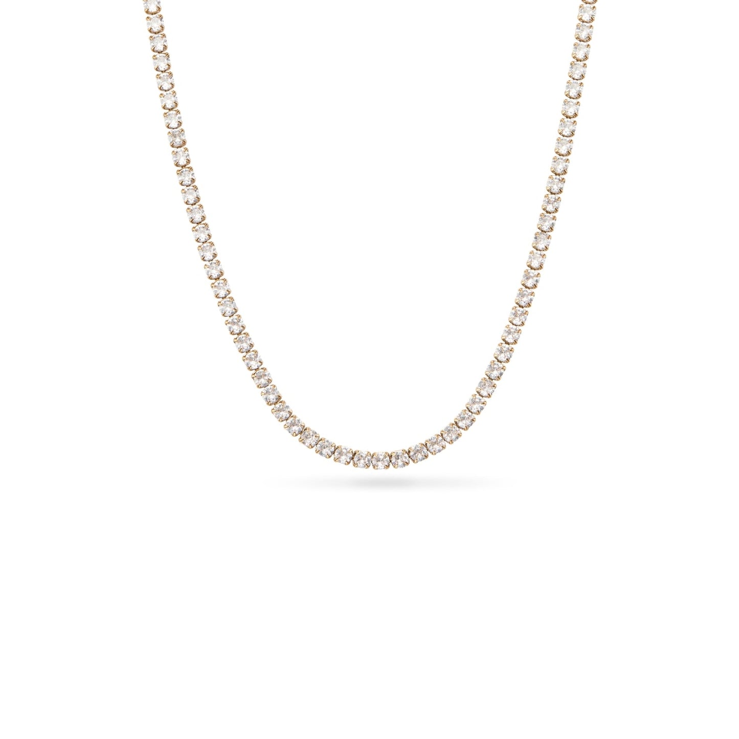 Entwine Initial Necklace (Gold)