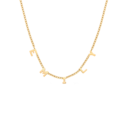 Made Mine Name Necklace - Gold