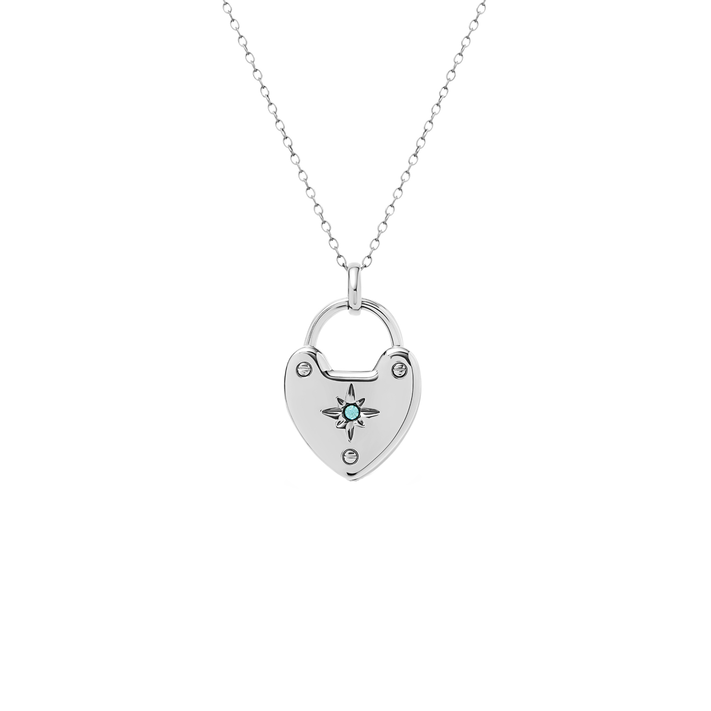 Photo Love Locket Necklace (Silver)