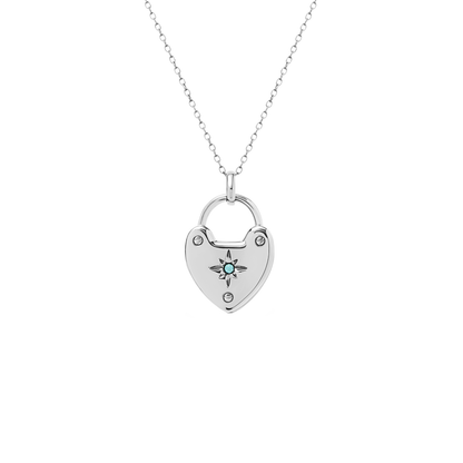 Photo Love Locket Necklace (Silver)
