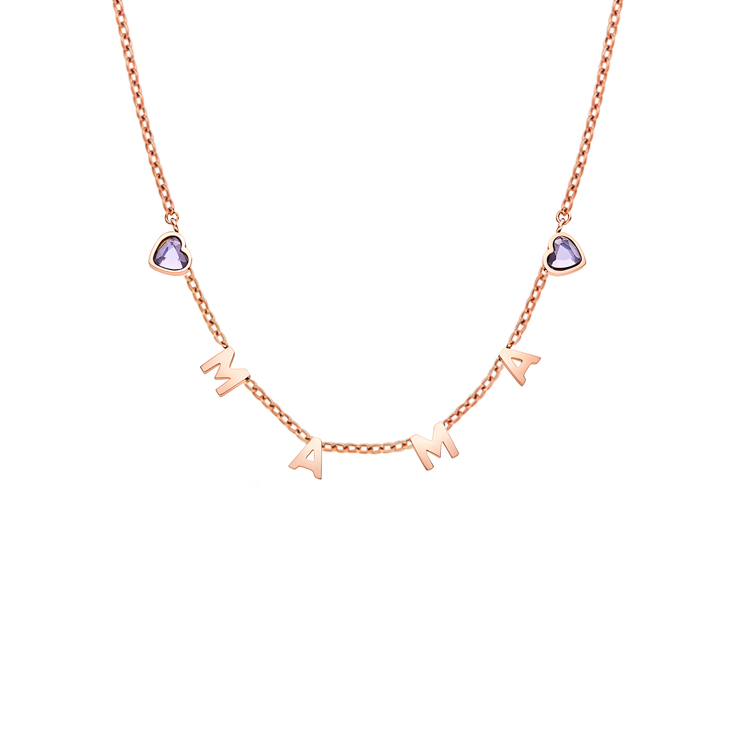 Made Mine Name Necklace - Rose Gold