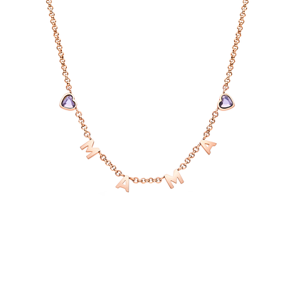 Made Mine Name Necklace (Rose Gold)