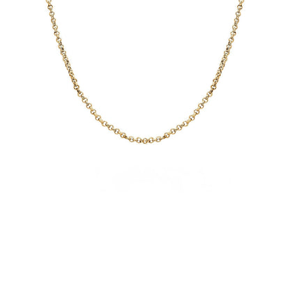 Layering Box Chain Necklace (Gold)