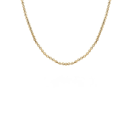 Layering Box Chain Necklace (Gold)
