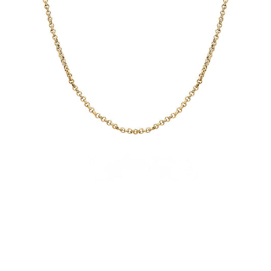 Layering Box Chain Necklace (Gold)