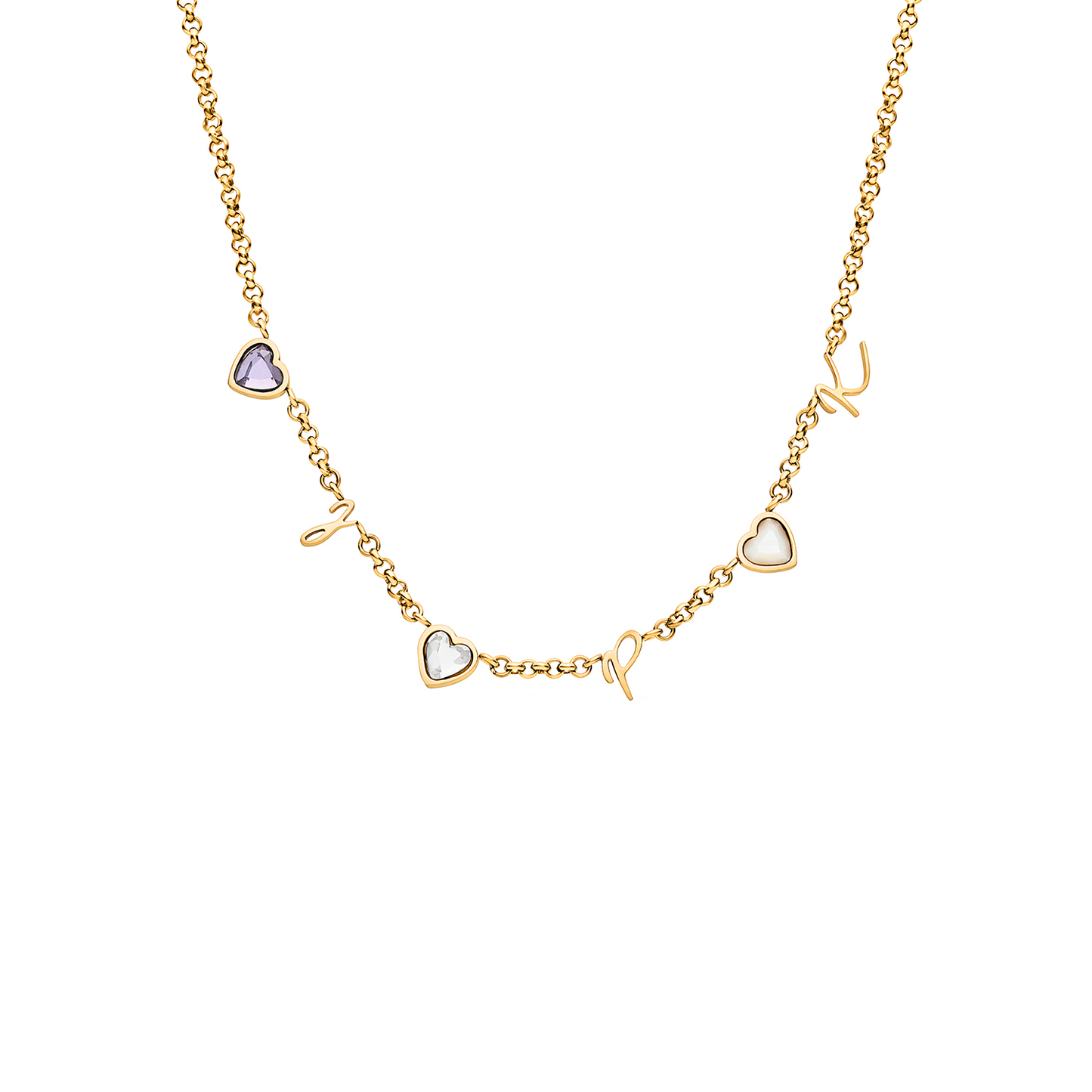 Made Mine Charm Necklace (Gold)