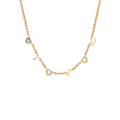Made Mine Charm Necklace (Gold)