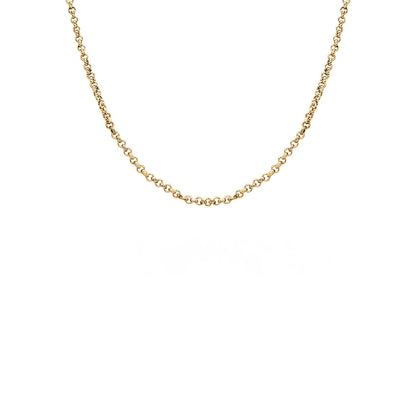 Layering Box Chain Necklace (Gold)