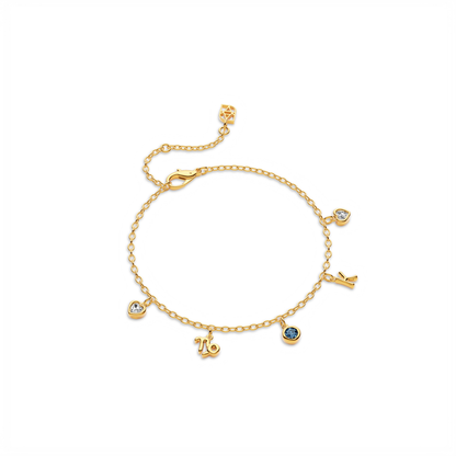 Made Mine Fine Charm Bracelet (Gold)