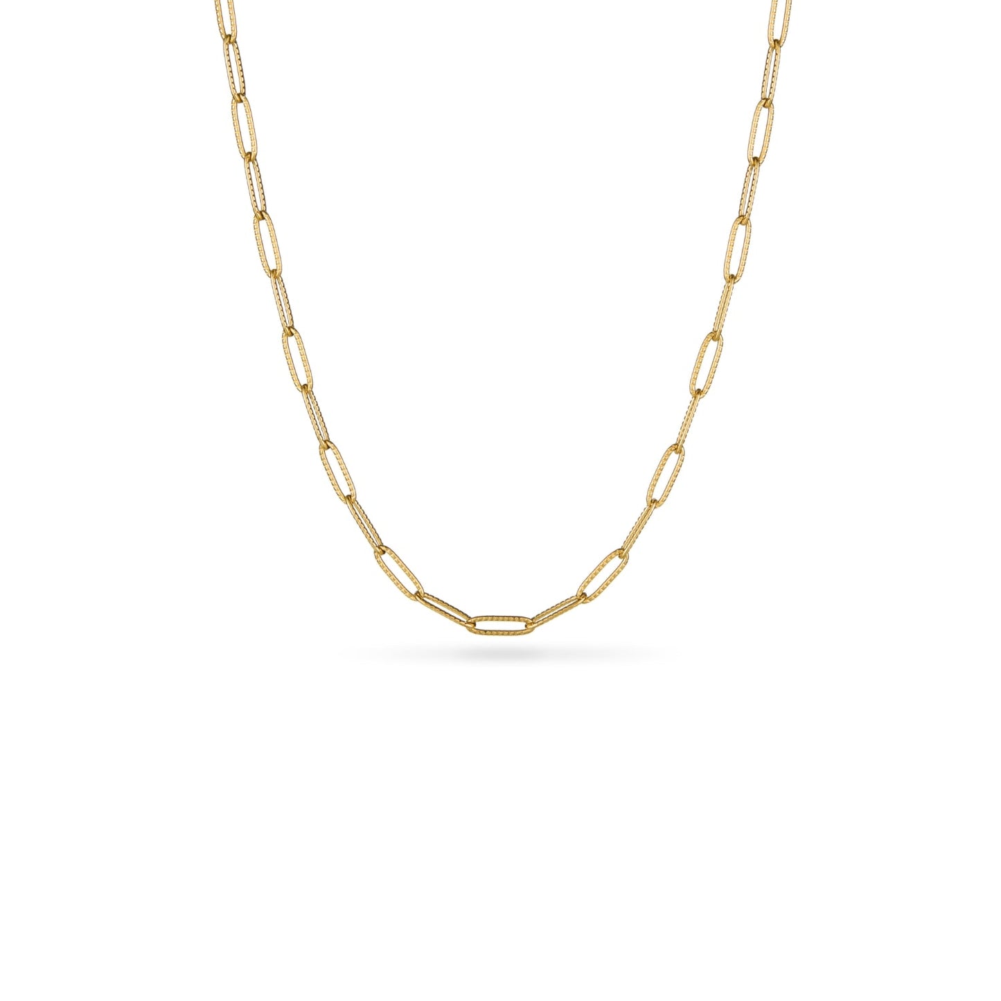 Round Photo Locket Sphere Necklace (Gold)