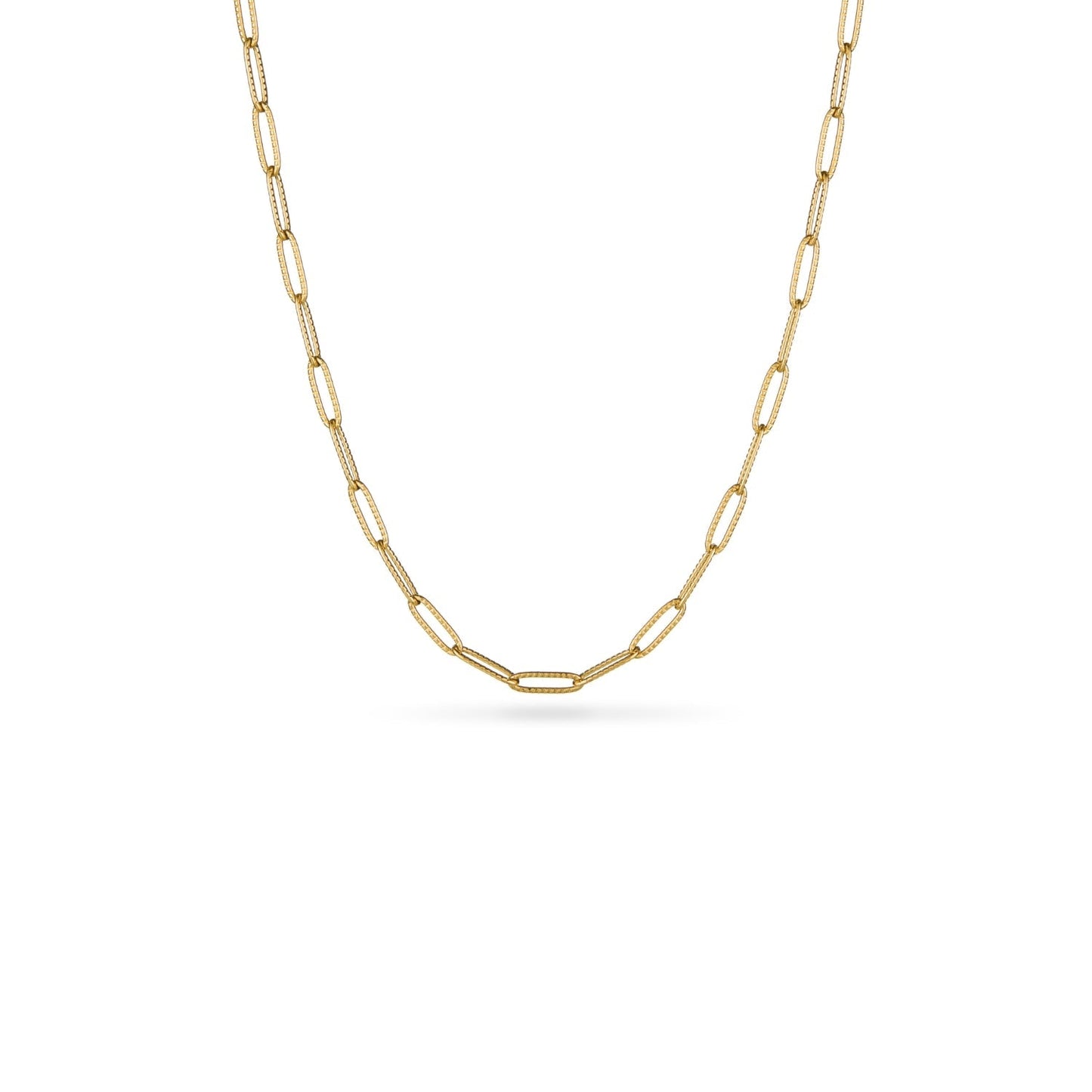 Mother of Pearl Heart Necklace (Gold)