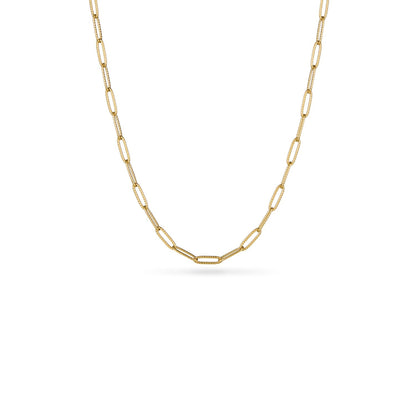 Mother of Pearl Heart Necklace (Gold)
