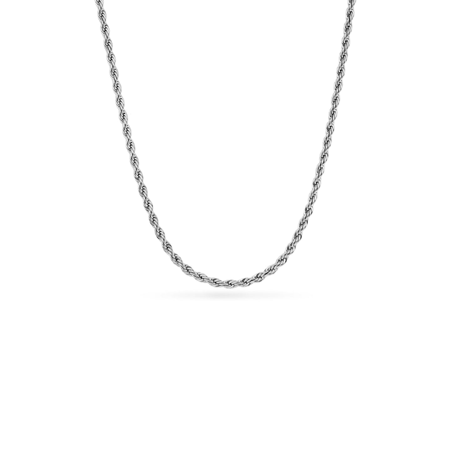 Mother of Pearl Cushion Necklace (Silver)