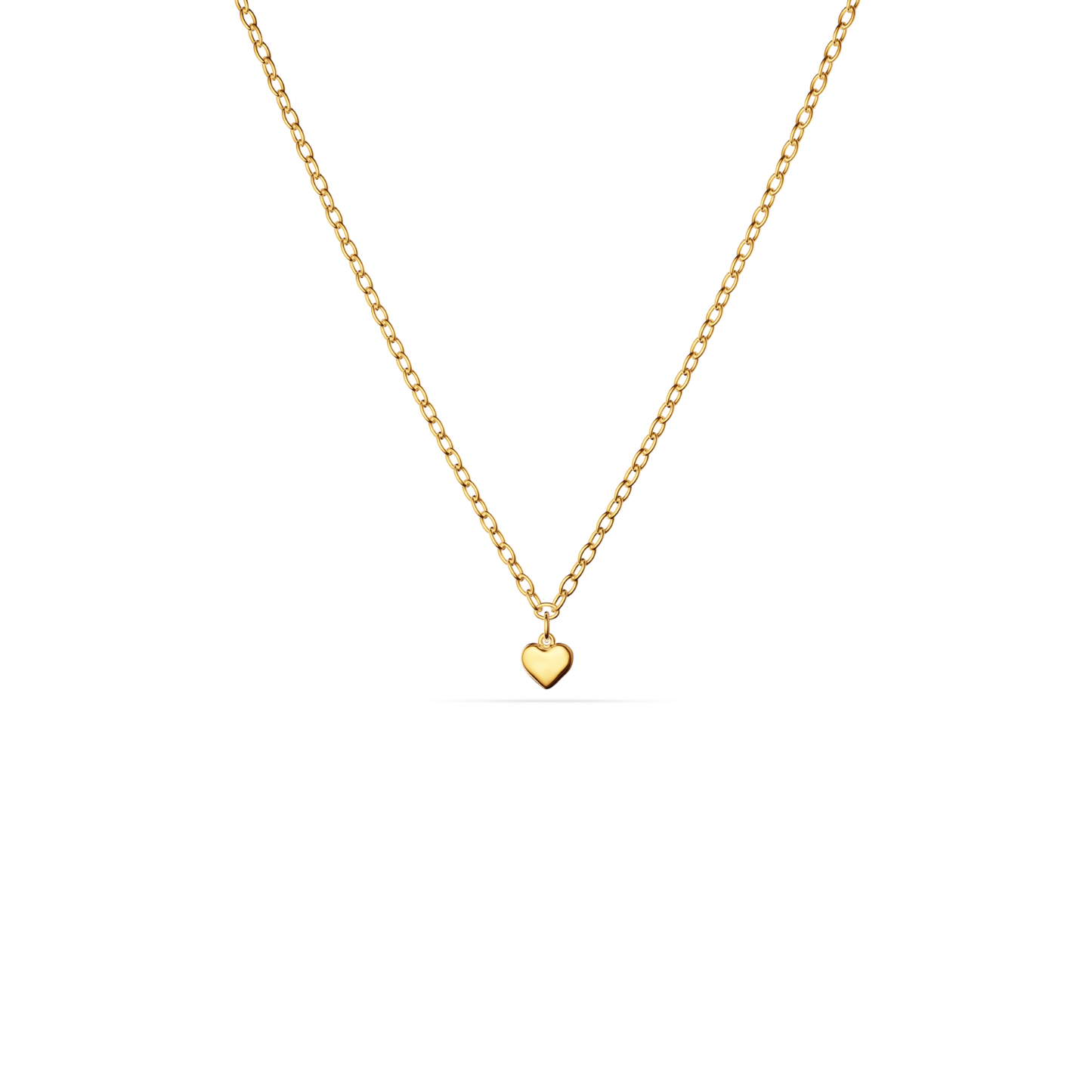 Fine Single Charm Necklace (Gold)