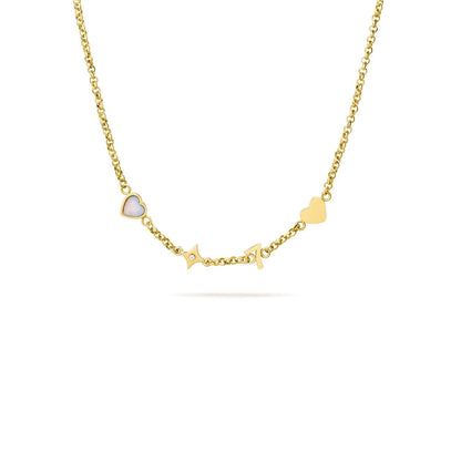 Made Mine Charm Necklace (Gold)