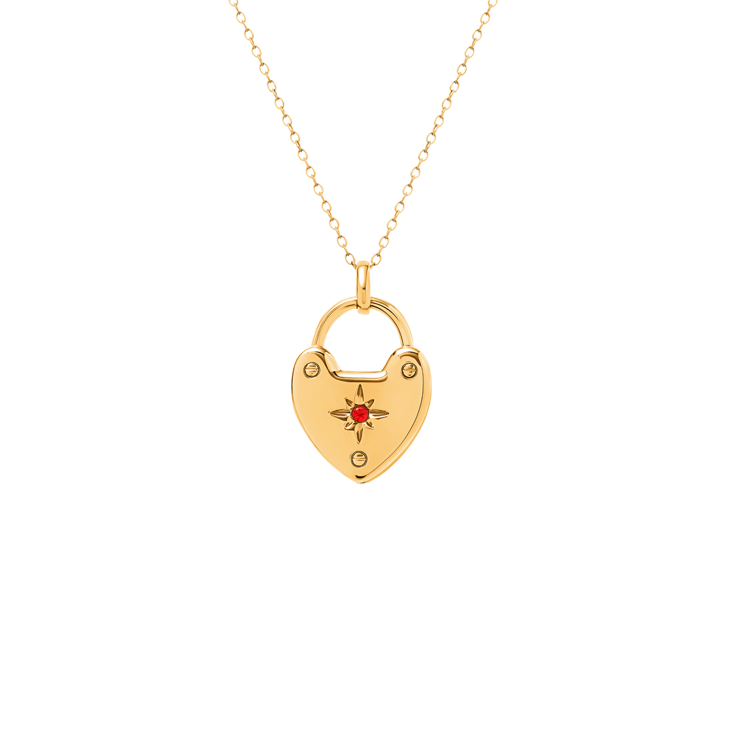 Photo Love Locket Necklace (Gold) - TEST