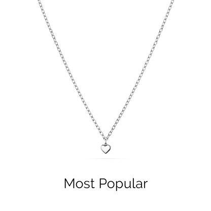 Fine Single Charm Necklace (Silver)