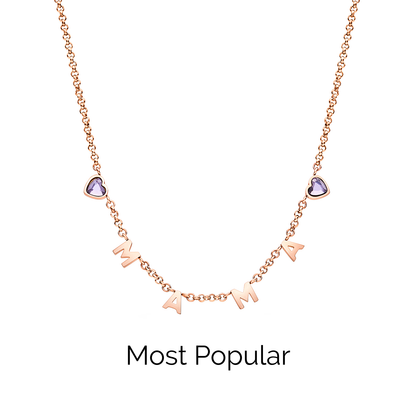 Made Mine Name Necklace (Rose Gold)