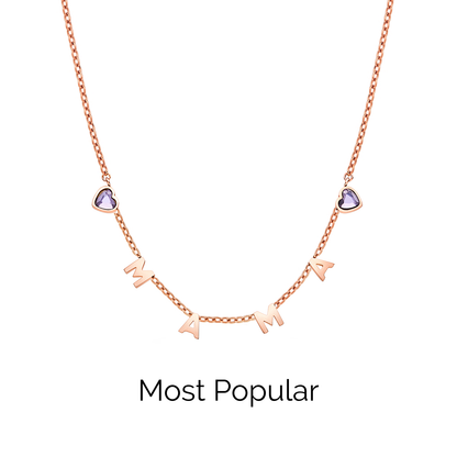 Made Mine Name Necklace - Rose Gold