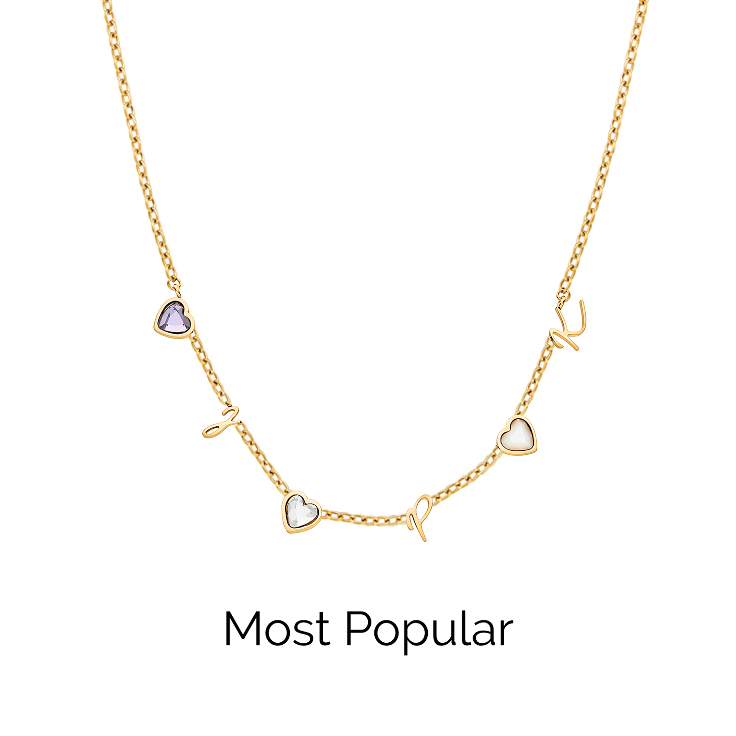 Made Mine Charm Necklace (Gold)