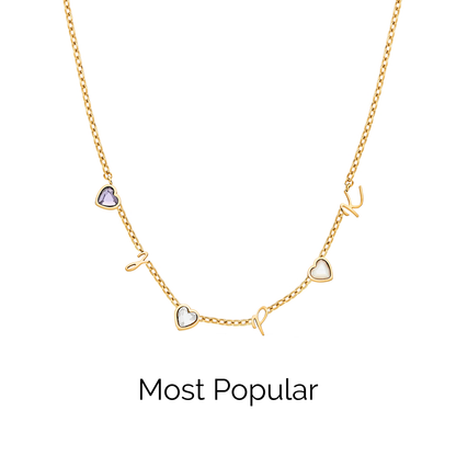 Made Mine Charm Necklace (Gold)