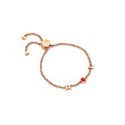 Made Mine Charms - Heart Birthstone Charms (Rose Gold)