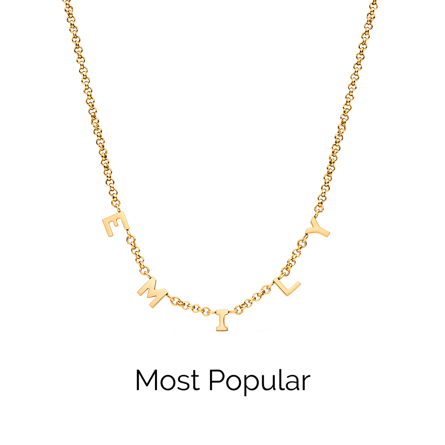 Made Mine Name Necklace - Gold