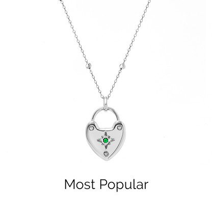 Photo Love Locket Necklace (Silver)