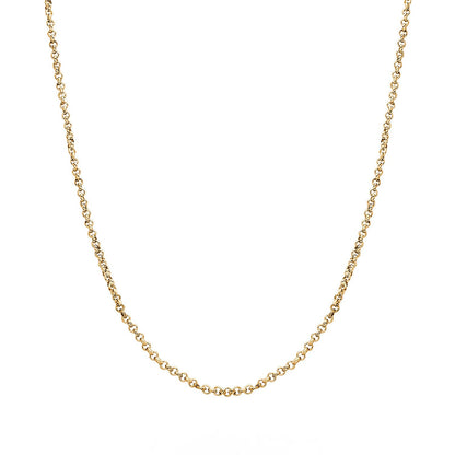 Layering Box Chain Necklace (Gold)