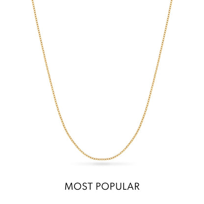 Layering Fine Chain Necklace (Gold)