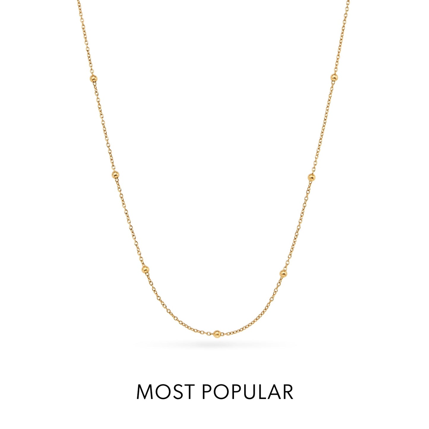 Ocean Cluster Pendant Necklace (Gold)