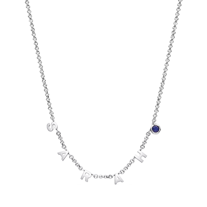 Made Mine Name Necklace - Silver