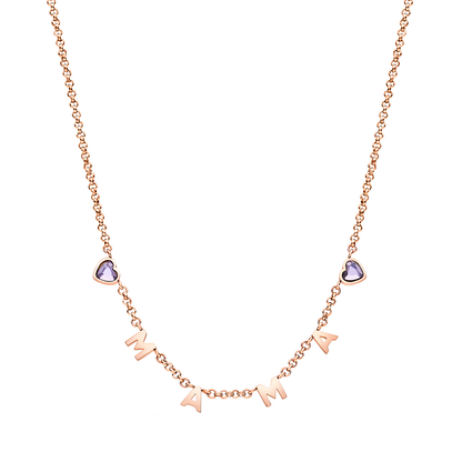 Made Mine Name Necklace - Rose Gold