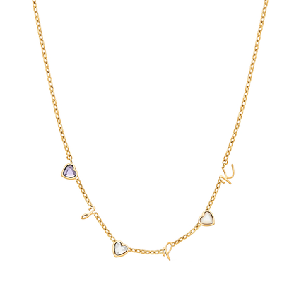 Made Mine Charm Necklace (Gold)