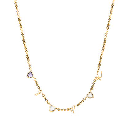 Made Mine Charm Necklace (Gold)