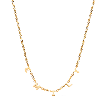 Made Mine Name Necklace - Gold