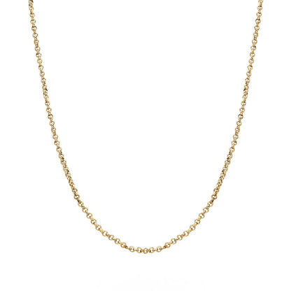 Layering Box Chain Necklace (Gold)