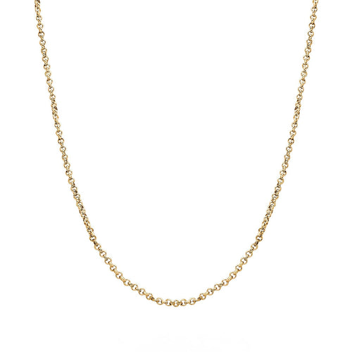Layering Box Chain Necklace (Gold)