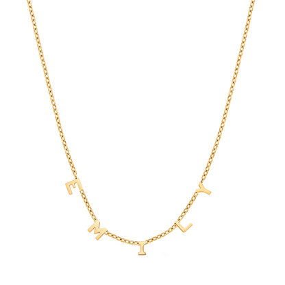 Made Mine Name Necklace - Gold