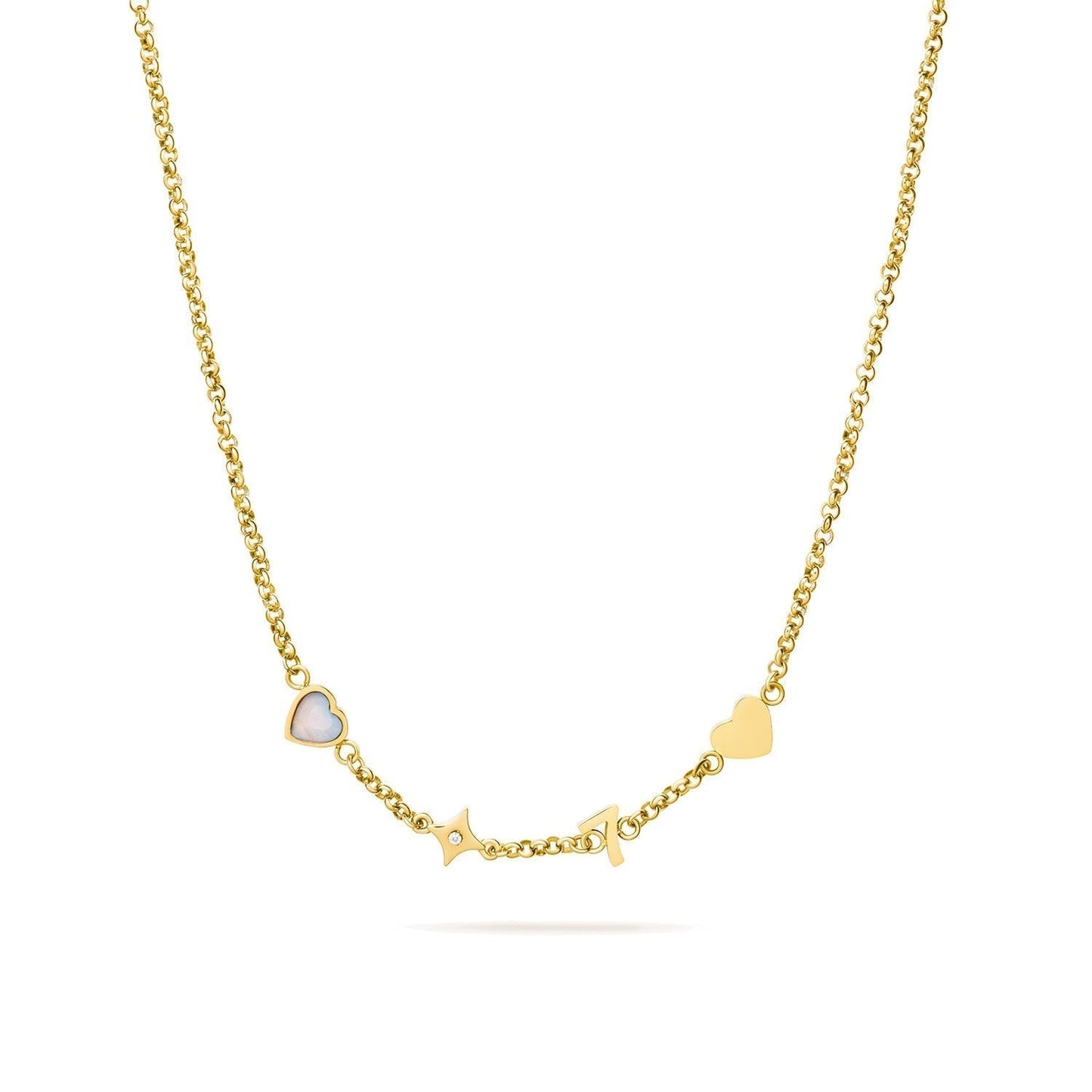 Made Mine Charm Necklace (Gold)