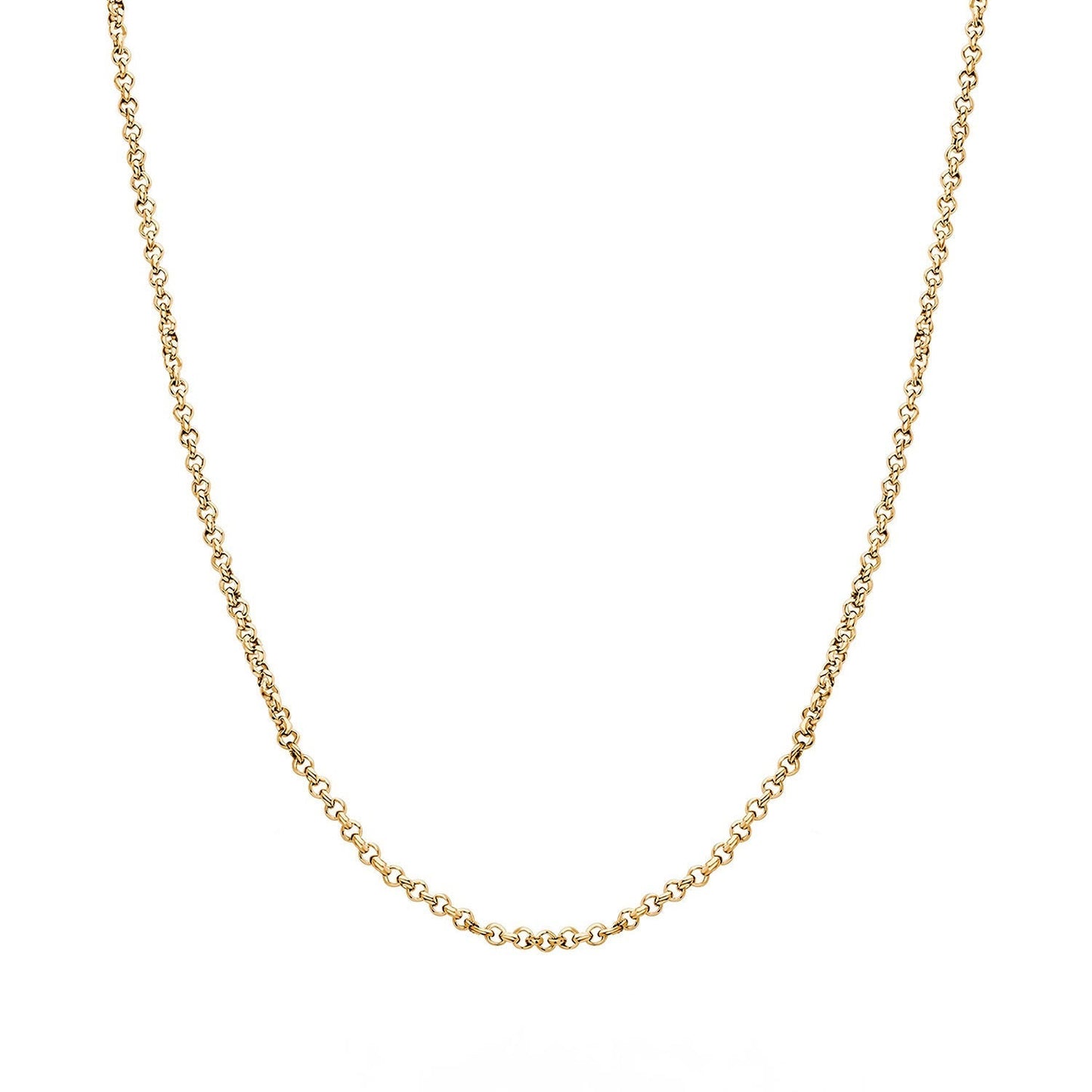 Layering Box Chain Necklace (Gold)