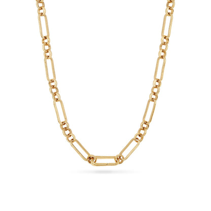 Green Quartz Heart Necklace (Gold)