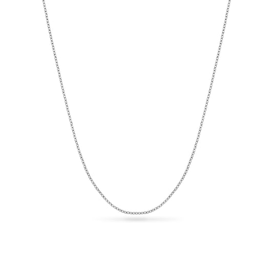 Layering Fine Chain Necklace (Silver)