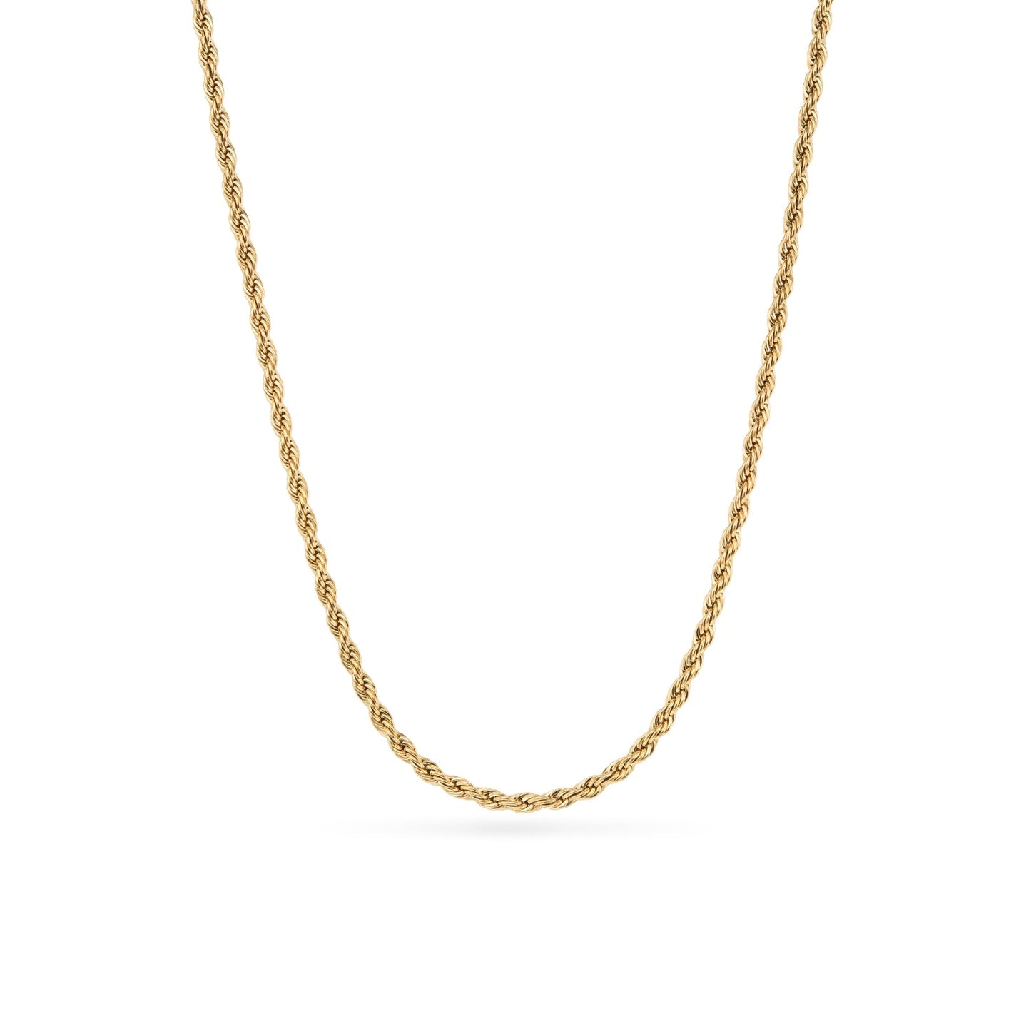 Organic Fingerprint Droplet Necklace (Gold)