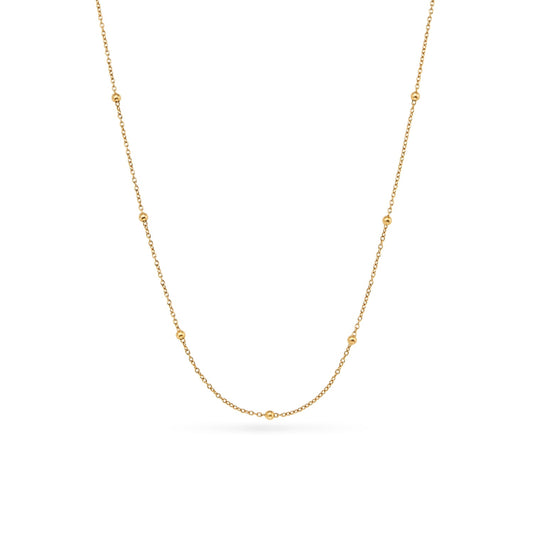 Sphere Chain Necklace (Gold)