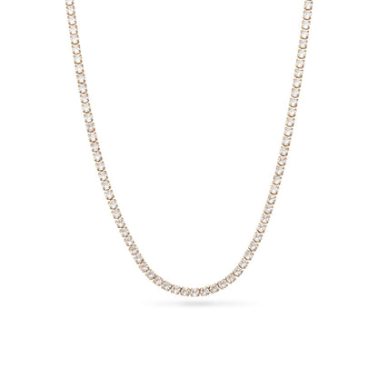 Floating Charm Cushion Locket Necklace (Gold)