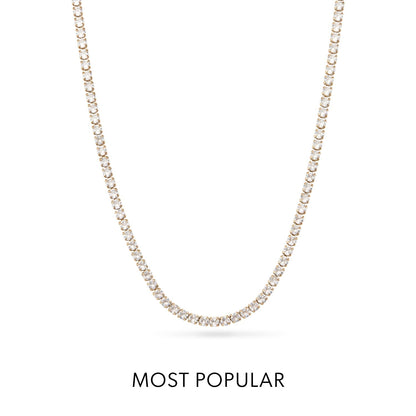 Mother of Pearl Heart Necklace (Gold)