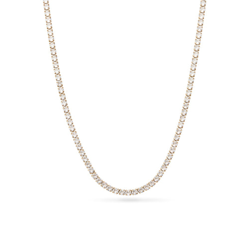 Layering Tennis Chain Necklace (Gold)