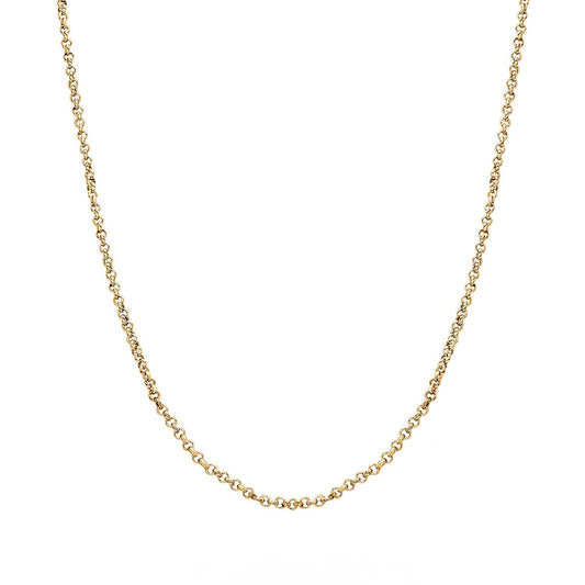 Layering Box Chain Necklace (Gold)